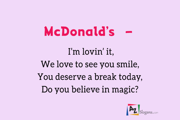 Mcdonald S I M Lovin It We Love To See You Smile You Deserve A Break Today Do You Believe In Magic