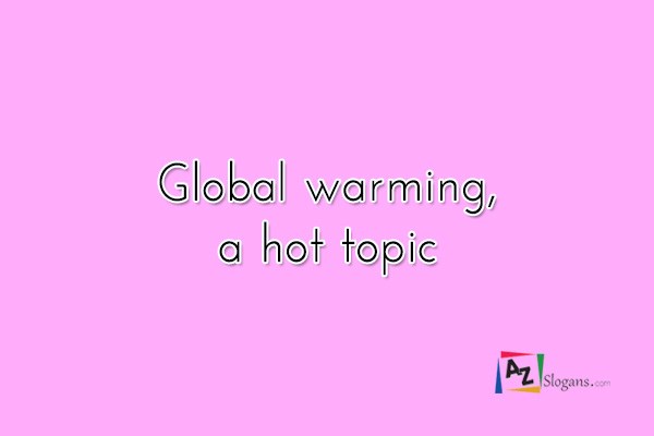 global warming topic