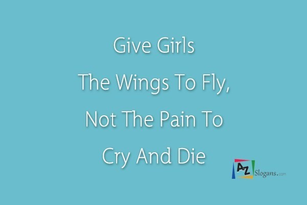 Give girls the wings to fly, not the pain to cry and die. Happy National  Girl Child Day!  Android:…